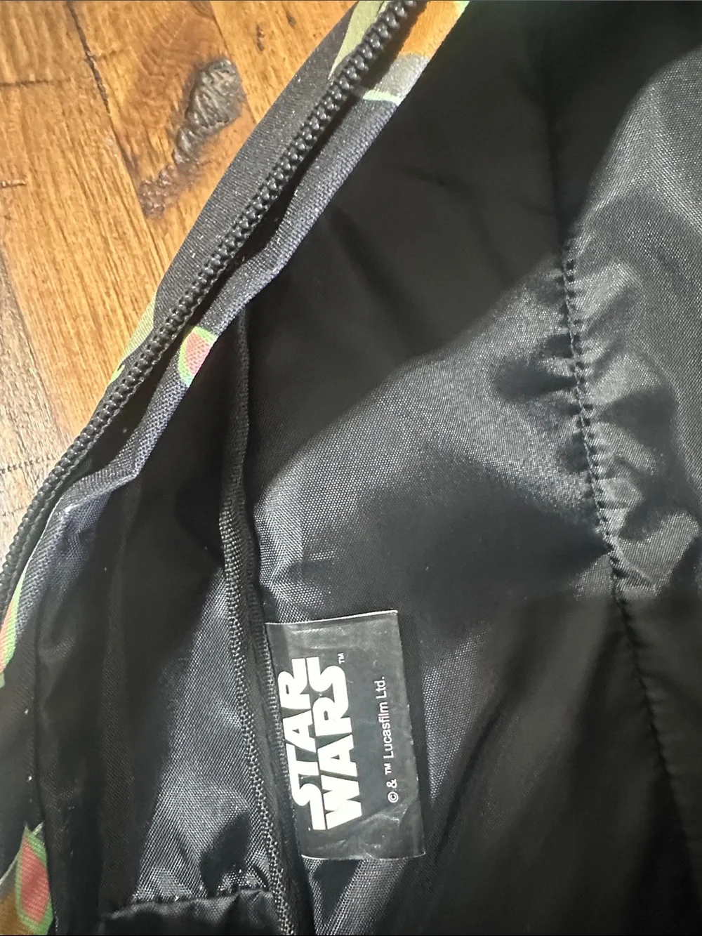 Star Wars Grogu Black and Green Kids Backpack